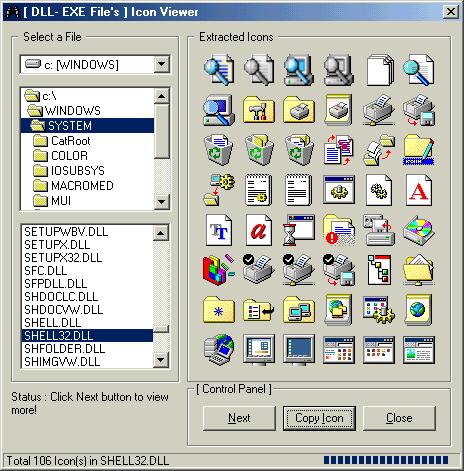 shell32 dll icons